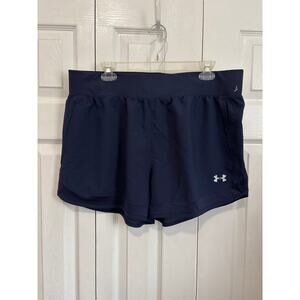 Under Armour Women’s Woven Loose Training Short Navy Blue NWT Size XL